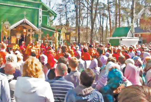 Крестный ход на Пасху